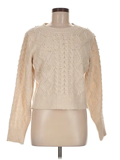 Pre-owned Lush Pullover Sweater In Ivory