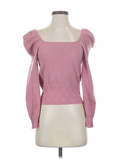 Pre-owned Lush Pullover Sweater In Pink