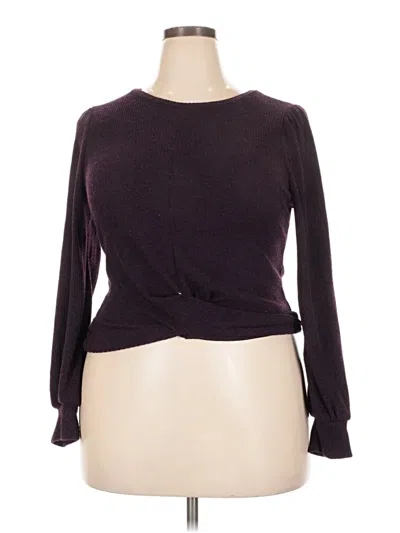 Pre-owned Lush Pullover Sweater In Purple
