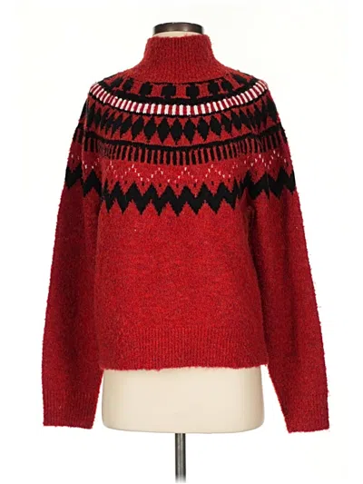 Pre-owned Lush Pullover Sweater In Red