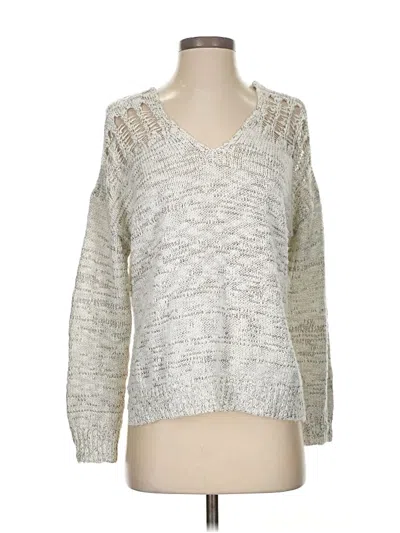 Pre-owned Lush Pullover Sweater In Silver