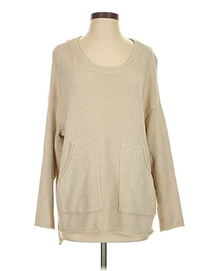 Pre-owned Lush Pullover Sweater In Tan