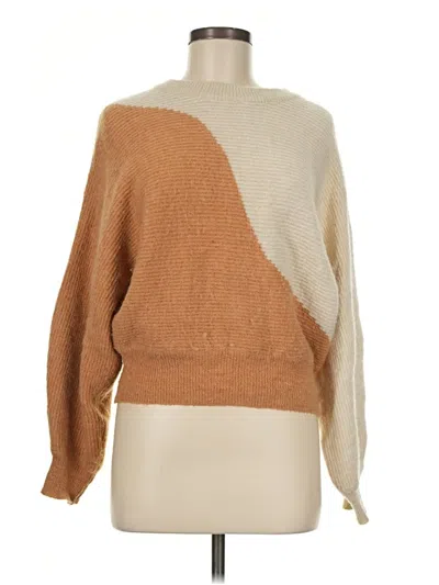 Pre-owned Lush Pullover Sweater In Tan