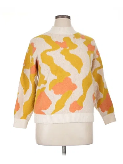 Pre-owned Lush Pullover Sweater In Yellow