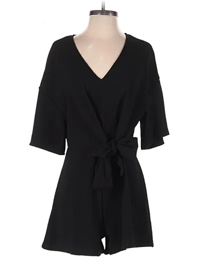 Pre-owned Lush Romper In Black