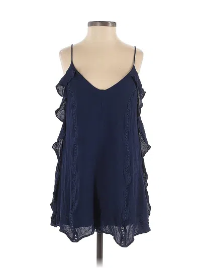 Pre-owned Lush Romper In Blue