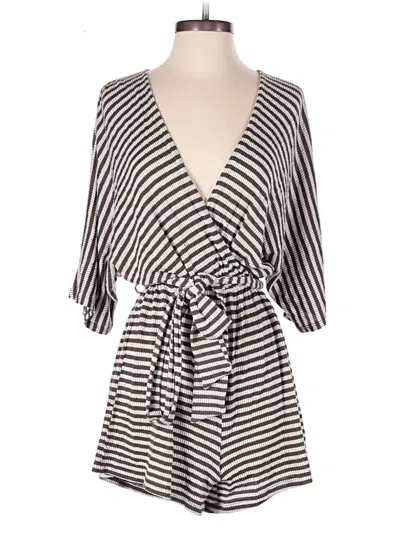 Pre-owned Lush Romper In Gray