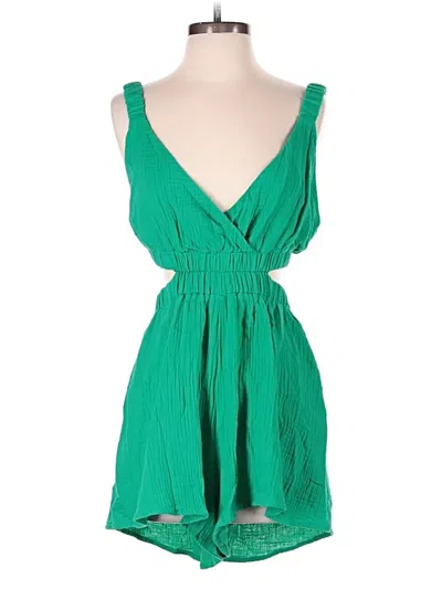Pre-owned Lush Romper In Green