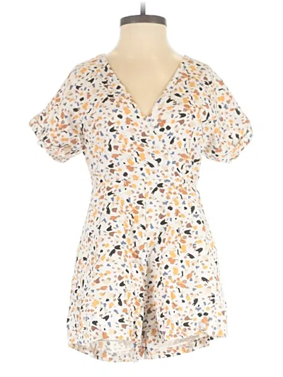 Pre-owned Lush Romper In Ivory