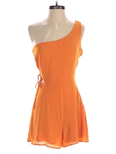 Lush Romper In Orange