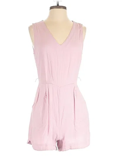 Pre-owned Lush Romper In Pink