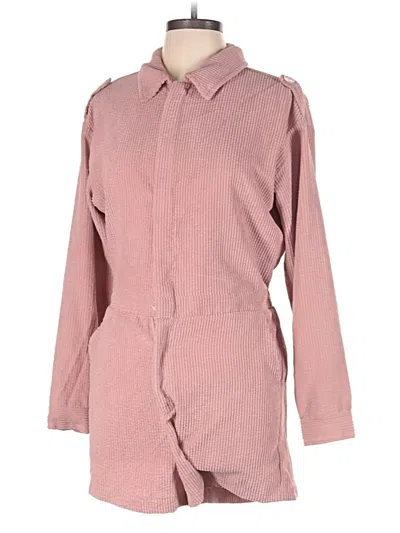 Pre-owned Lush Romper In Pink
