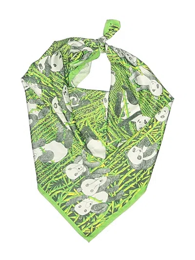 Pre-owned Lush Scarf In Green