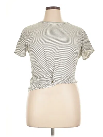 Pre-owned Lush Short Sleeve T-shirt In Gray