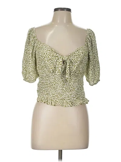 Pre-owned Lush Short Sleeve T-shirt In Green