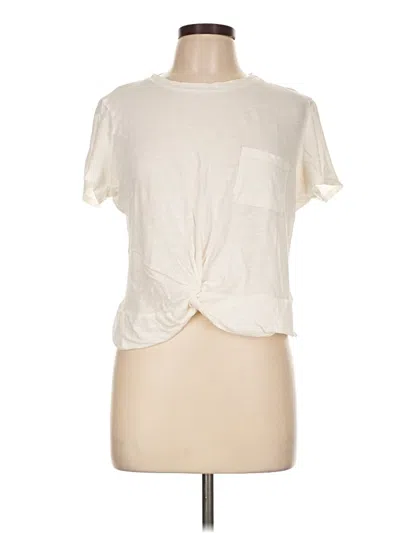 Pre-owned Lush Short Sleeve T-shirt In Ivory