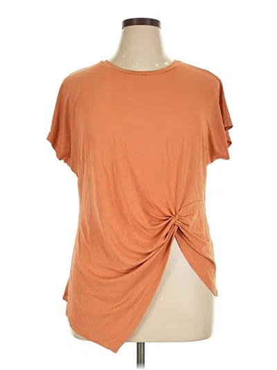 Pre-owned Lush Short Sleeve T-shirt In Orange
