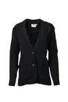 Lush Single-breasted Blazer In Black In Black