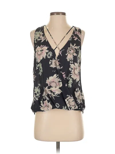 Pre-owned Lush Sleeveless Blouse In Black