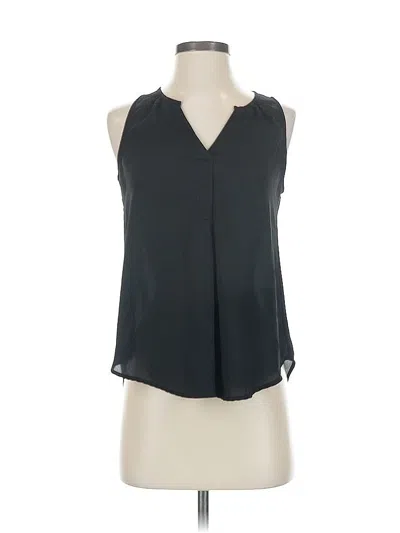 Pre-owned Lush Sleeveless Blouse In Black