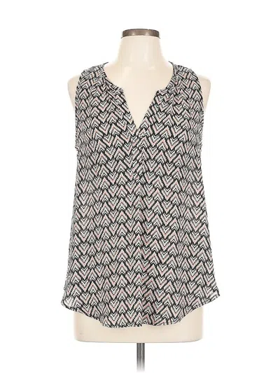 Pre-owned Lush Sleeveless Blouse In Black