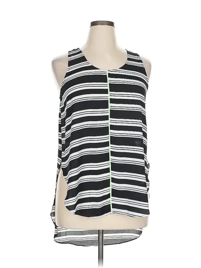 Pre-owned Lush Sleeveless Blouse In Black