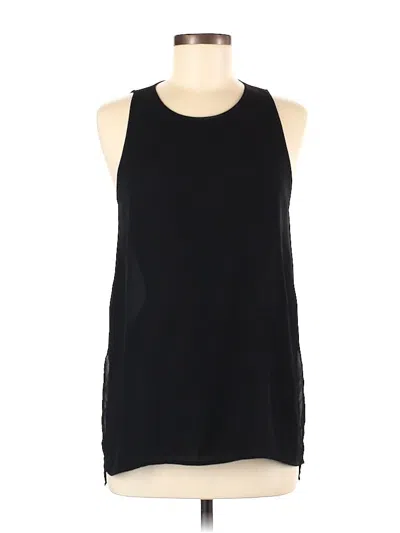 Pre-owned Lush Sleeveless Blouse In Black