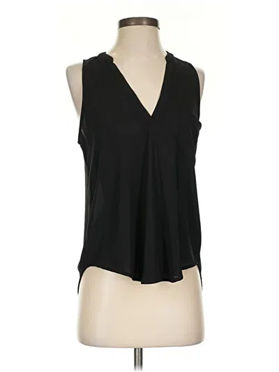 Pre-owned Lush Sleeveless Blouse In Black