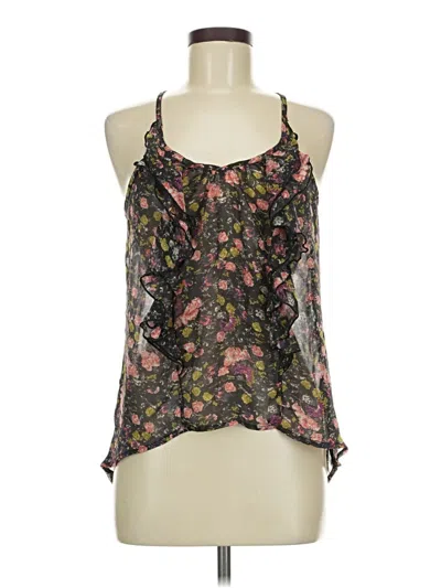 Pre-owned Lush Sleeveless Blouse In Black