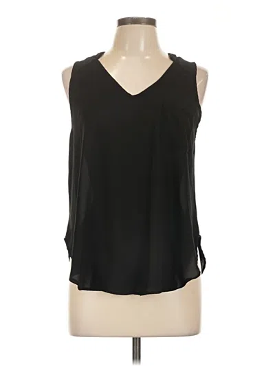 Pre-owned Lush Sleeveless Blouse In Black