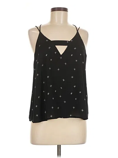 Pre-owned Lush Sleeveless Blouse In Black