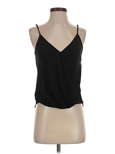 Pre-owned Lush Sleeveless Blouse In Black