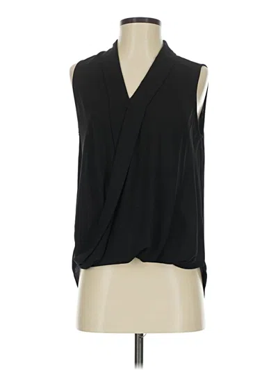 Pre-owned Lush Sleeveless Blouse In Black