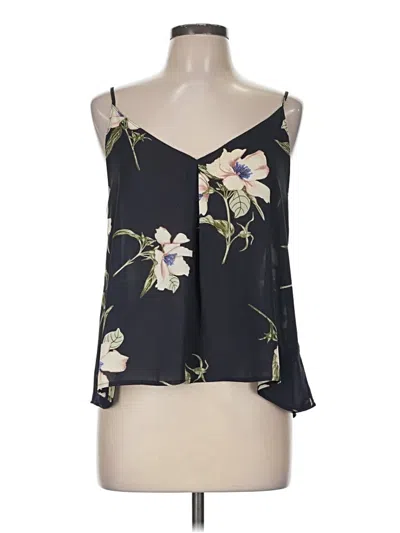 Pre-owned Lush Sleeveless Blouse In Black