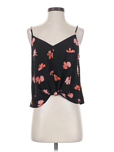 Pre-owned Lush Sleeveless Blouse In Black