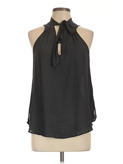 Pre-owned Lush Sleeveless Blouse In Black