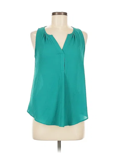 Pre-owned Lush Sleeveless Blouse In Blue