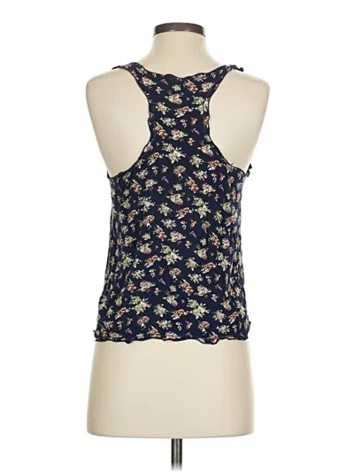Pre-owned Lush Sleeveless Blouse In Blue