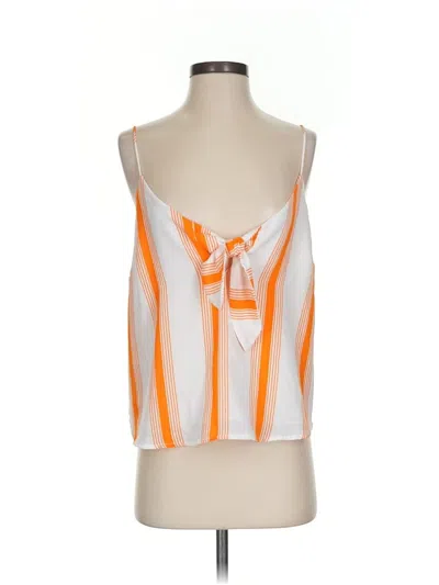 Pre-owned Lush Sleeveless Blouse In Orange