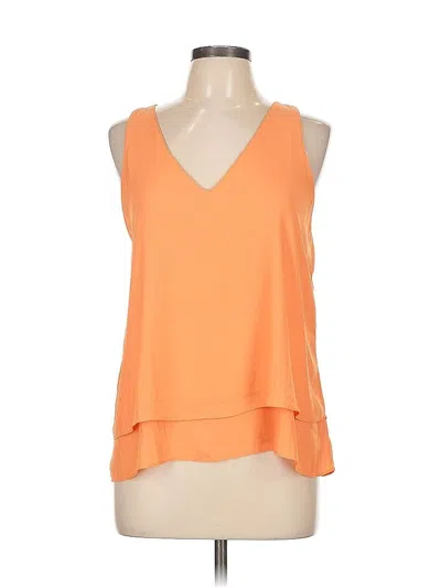 Pre-owned Lush Sleeveless Blouse In Orange