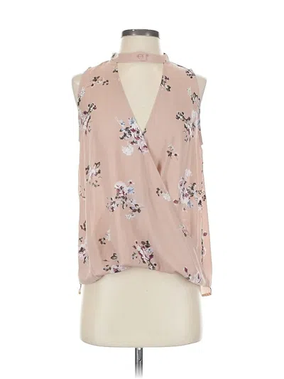 Pre-owned Lush Sleeveless Blouse In Pink