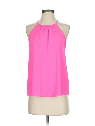 Pre-owned Lush Sleeveless Blouse In Pink