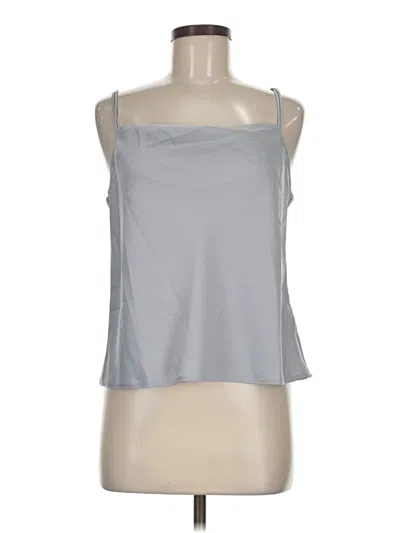 Pre-owned Lush Sleeveless Blouse In Silver