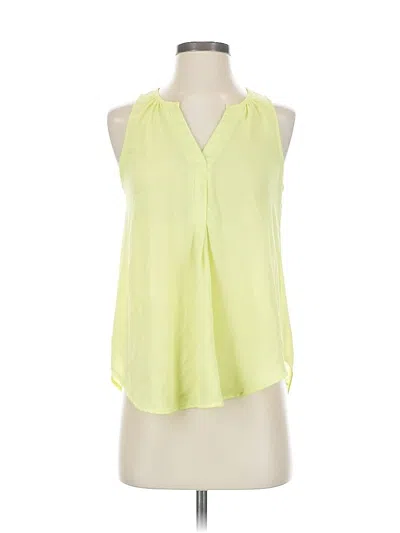 Pre-owned Lush Sleeveless Blouse In Yellow