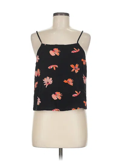 Pre-owned Lush Sleeveless Top Black Halter Neckline Tops