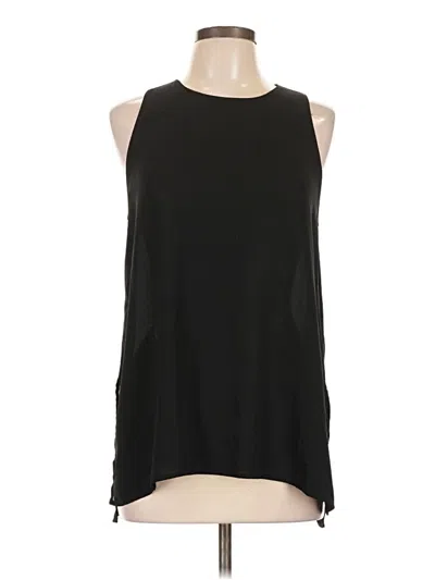 Pre-owned Lush Sleeveless Top Black Halter Neckline Tops