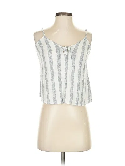 Pre-owned Lush Sleeveless Top Blue Halter Neckline Tops