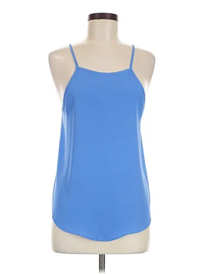 Pre-owned Lush Sleeveless Top Blue Halter Neckline Tops