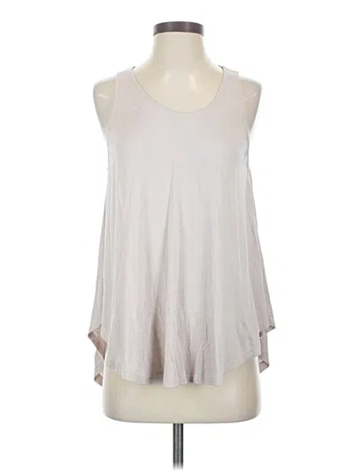 Pre-owned Lush Sleeveless Top Silver Halter Neckline Tops