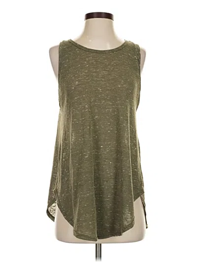 Pre-owned Lush Sleeveless T-shirt In Green